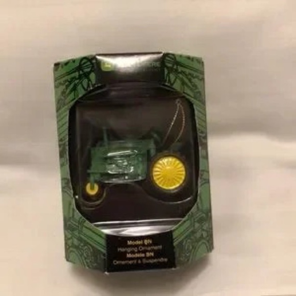 John Deere Green & Yellow Toy Tractor Ornament - Kids Toys - Picture 3 of 9